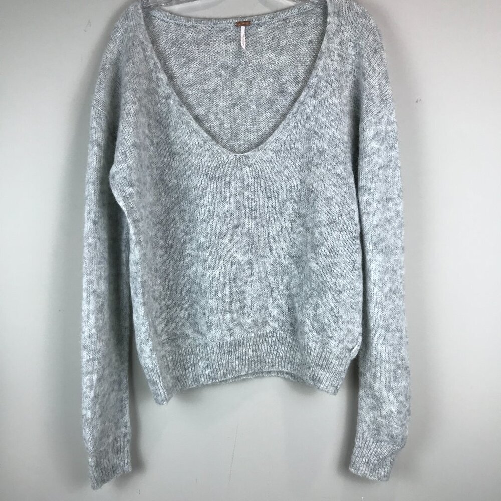 Women's Free People Gray Wool blend pullover sweater Size XS